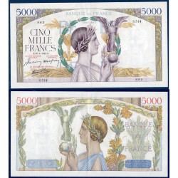 5000 Francs Victoire TTB+ 10.4.1941 Billet de la banque de France