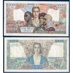 5000 Francs Empire Français TTB+ 7.2.1946 Billet de la banque de France