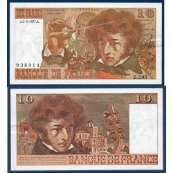 10F Francs Berlioz SUP- 3.3.1977 Billet de la banque de France