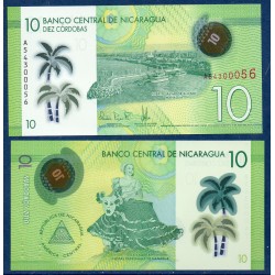 Nicaragua Pick N°209b, Billet de Banque de 10 Cordobas 2019