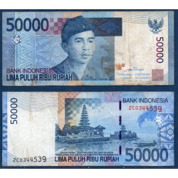 Indonésie Pick N°145c, Billet de banque de 50000 Rupiah 2007