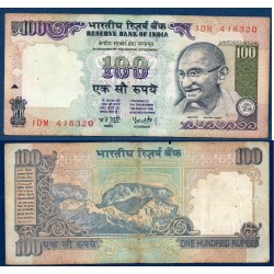 Inde Pick N°91K, TB Billet de banque de 100 Ruppes 2001
