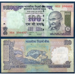 Inde Pick N°98u, TTB Billet de banque de 100 Ruppes 2005 plaque F