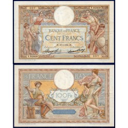 100 Francs LOM TTB 18.1.1934 Billet de la banque de France