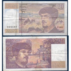 20 Francs Debussy TB 1997 Billet de la banque de France