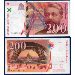 200 Francs Eiffel TTB+ 1997...