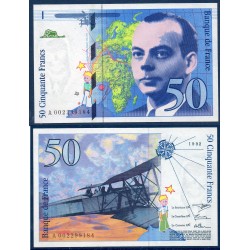 50 Francs St-Exupery Spl 1992 Billet de la banque de France