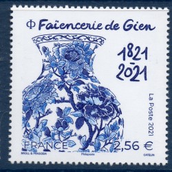 Timbre France Yvert No 5508 Faience de Gien luxe **