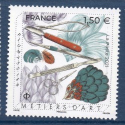 Timbre France Yvert No 5518 le plumassier luxe **