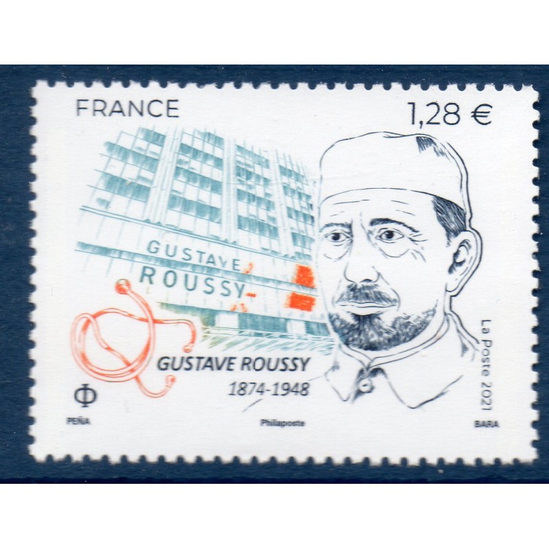 Timbre France Yvert No 5521 Gustave roussy luxe **