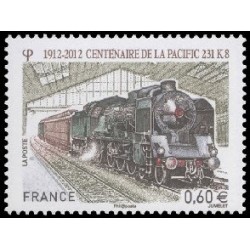 Timbre France Yvert No 4655 Locomotive à vapeur Pacific 231 K8