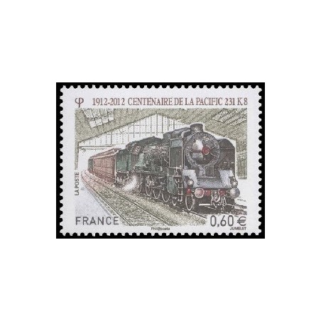 Timbre France Yvert No 4655 Locomotive à vapeur Pacific 231 K8