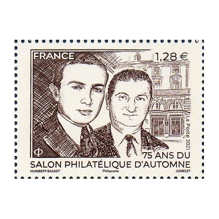 Timbre France Yvert No 5539 Roger North et jean Farciny luxe **