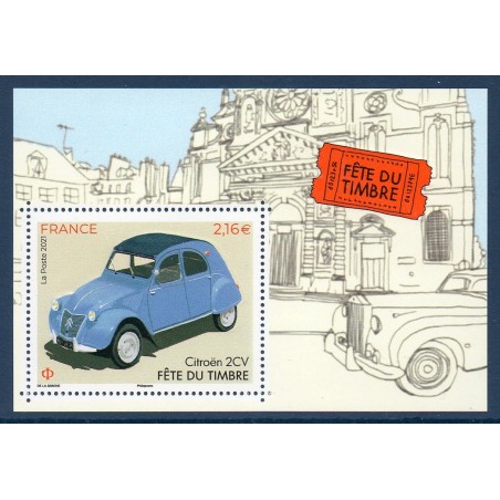 Bloc Feuillet France Yvert F5520 citroen 2CV luxe **