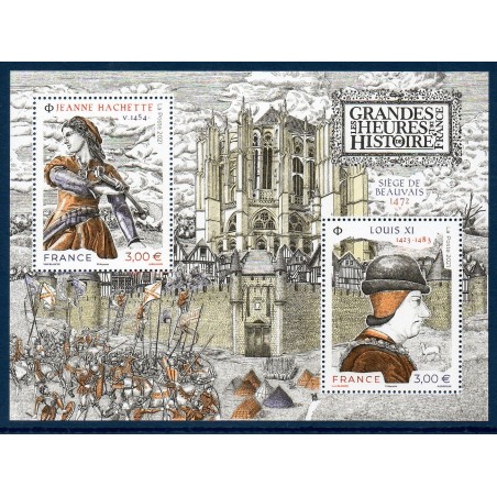 Bloc Feuillet France Yvert F5540 grandes heures de l'histoire de france luxe **