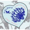 Timbre France Yvert No 5552A Coeur Saint-Louis saint Valentin de bloc luxe **