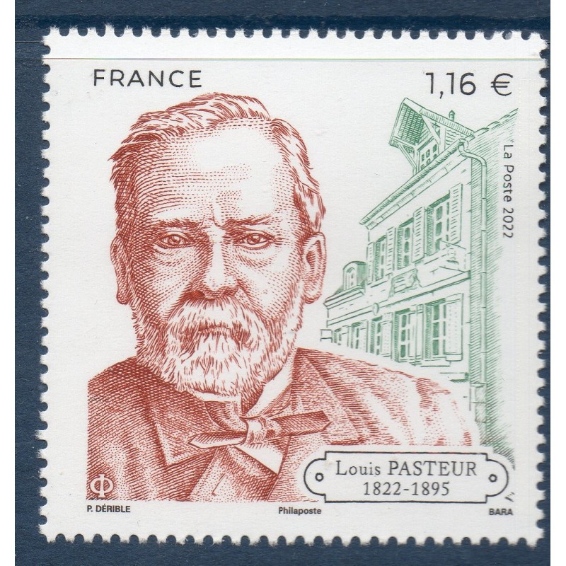 Timbre France Yvert No 5554 Louis Pasteur luxe **