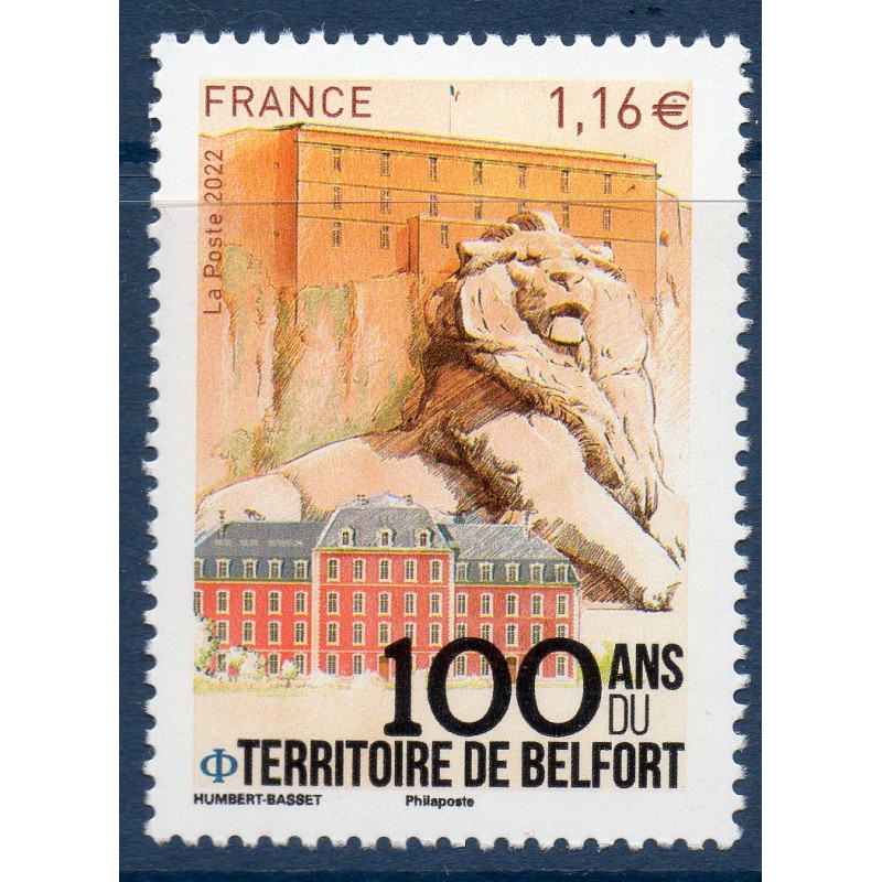 Timbre France Yvert No 5564 Lion de belfort luxe **