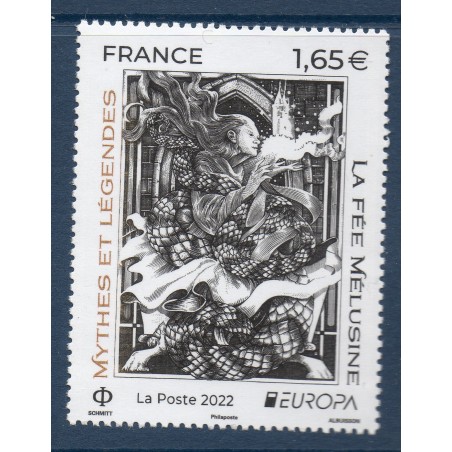 Timbre France Yvert No 5573 Mélusine luxe **