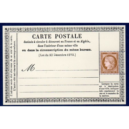 Bloc Feuillet France Yvert F5583 céres la carte postale luxe **