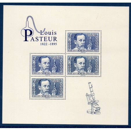 Bloc Feuillet France Yvert F5599 Louis Pasteur 2022 luxe **