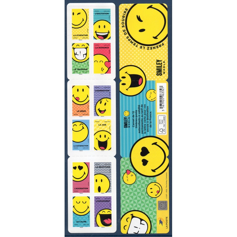 Carnet Commemoratif Yvert No BC2145 Smiley world neuf