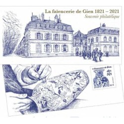 Bloc Souvenir 179 faience de Gien neuf luxe**