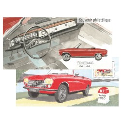 Bloc Souvenir 186 peugeot 204 cabriolet neuf luxe **