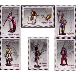 Timbre France Yvert No 4665-4670 Les soldats de plomb