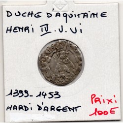 Duché d'Aquitaine, Henry IV V ou VI, (1399-1453) hardi d'argent