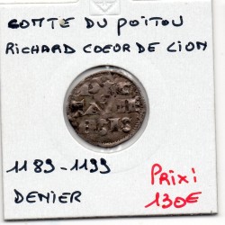 Comté de Poitou, Richard Coeur de Lion (1189-1199) Denier