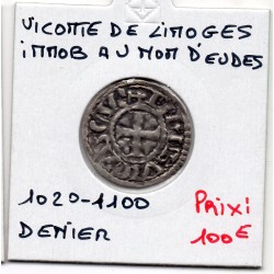 Limousin,Limoges, immobilisé au nom d'Eudes (1020-1100) Denier