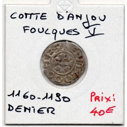 comté d'Anjou, Foulques V, (1160-1190) Denier