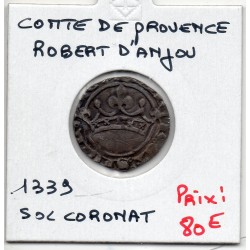 Comté de Provence, Robert d'anjou (1339) Sol coronat