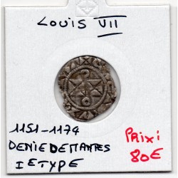 Denier de Mantes Louis VII...