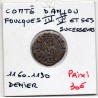 comté d'Anjou, Foulques IV, V et ses successeurs, (1160-1190) Denier