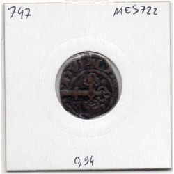 Double Tournois 2eme Type Philippe VI 4eme emission (1338) pièce de monnaie royale