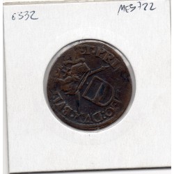 Liège Maximilien-Henri de Bavière, Liard 1650-1688, KM 71 pièce de monnaie