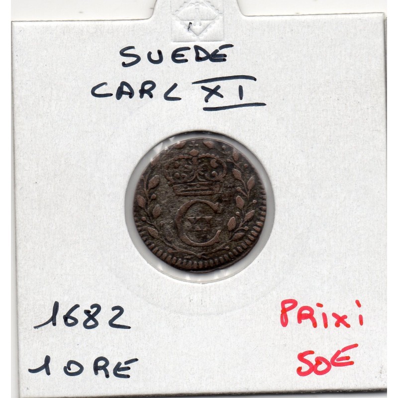 Suède 1 Ore 1640 TTB, KM 250 pièce de monnaie