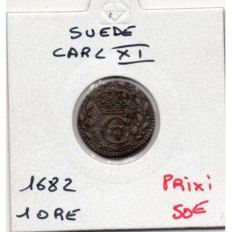 Suède 1 Ore 1640 TTB, KM 250 pièce de monnaie