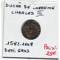 Duché de lorraine, Charles III (1582-1608) Demi gros