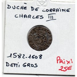 Duché de lorraine, Charles III (1582-1608) Demi gros