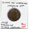 Duché de lorraine, Leopold 1er (1728) masson de 12 sous sols 6 deniers