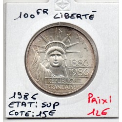 100 francs Liberté 1986...