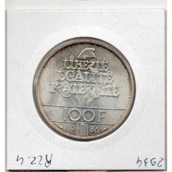 100 francs Liberté 1986 Sup, France pièce de monnaie