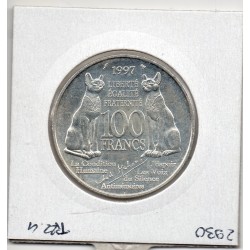 100 francs Malraux 1997 Sup, France pièce de monnaie