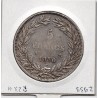 5 francs Louis Philippe sans I 1830 A tranche creux TB+, France pièce de monnaie