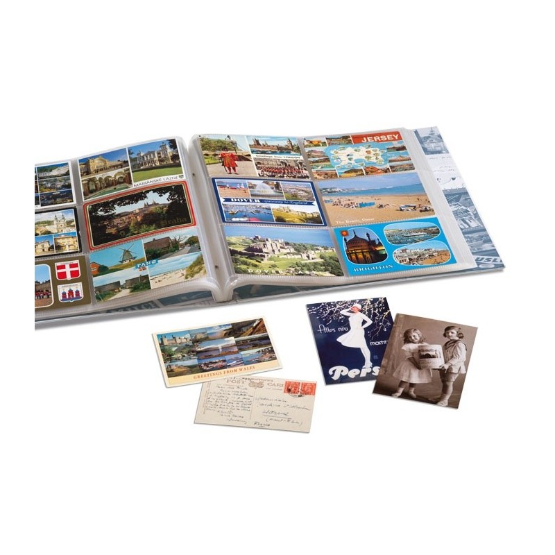 Album classeur de collection pour 200 cartes postales