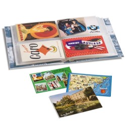 Album 200 cartes postales 50 feuilles pour 4 cartes postales par feuille