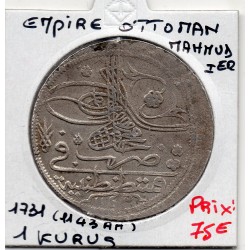 Empire Ottoman 1 Kurus 1143 AH - 1731 TTB, KM 211 pièce de monnaie